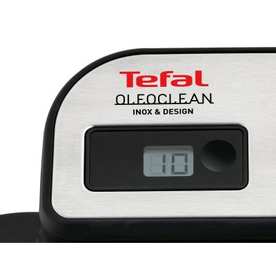 8. Tefal FR8040 deep fryer, capacity 3.5l, Schwarz color, stainless steel, power 2300W, dimensions 34.8 cm x 46.4 cm