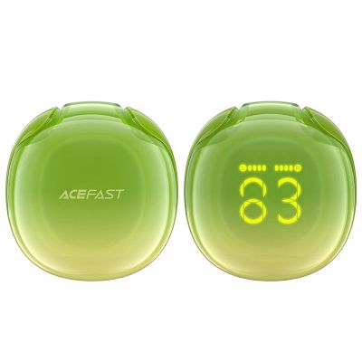 3. Acefast T9 Bluetooth 5.3 in-ear wireless headphones - green