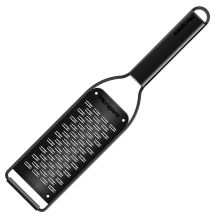 Microplane 43002 Hand Grater/Spiralizer Flat Grater Black