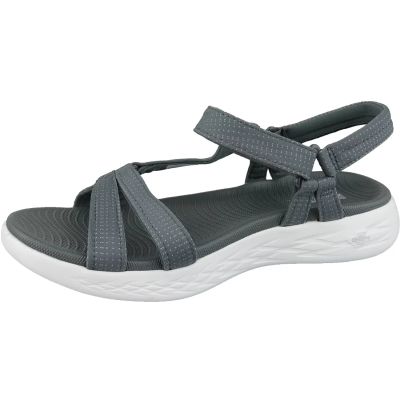 6. Skechers On The Go 600 Sandals 15316-CHAR Gray