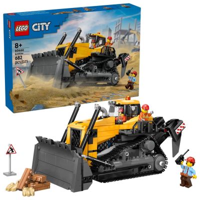 12. LEGO City 60466 Yellow Bulldozer