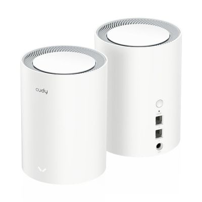 6. Access Point CUDY M1800 (2-Pack) AX1800 Dual Band Wi-Fi 2x Gigabit Mesh