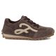 2. Women's leather shoes, suede sneakers, brown Filippo DP7961