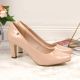 3. Sergio Leone W SK39J nude patent pumps