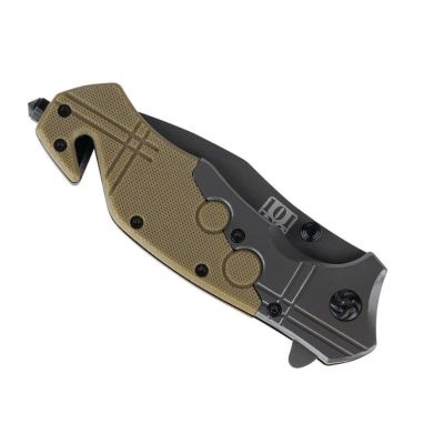 8. Commander Rescue 101 INC Knife Black/Tan