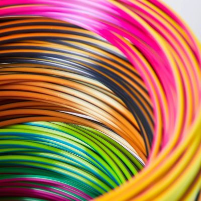 3. 3Doodler FLOW-TRIFILLS 3D Printing Materials Polylactic Acid (PLA) Black, Blue, Copper, Gold, Green, Purple, Red 260 g