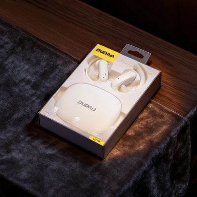 4. Dudao U17Z Bluetooth 5.3 OWS Headphones with Ear Hooks - White