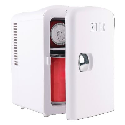 ELLE Home ESDAF101WHEU 4L white mini fridge