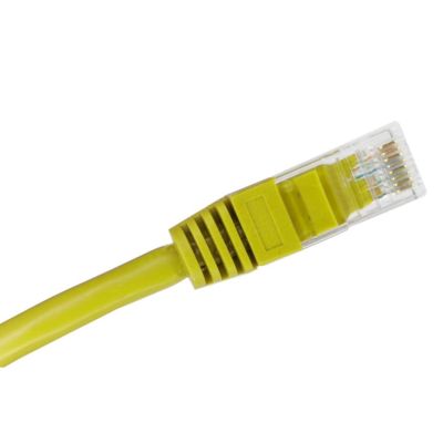 ALANTEC Patch-cord U/UTP cat.5e PVC 0.25m yellow