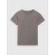 6. Boy's regular plain T-shirt 4F 4FJRAW25TTSHM3260-22S