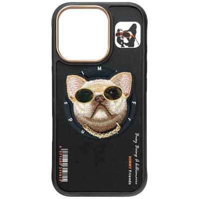 6. Nimmy Glasses Cool nag MagSafe case for iPhone 16 Pro Max - black