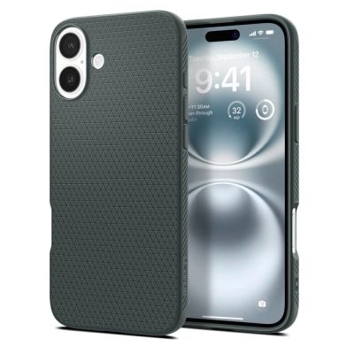 Spigen Liquid Air iPhone 16 Case - Green