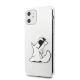 2. Karl Lagerfeld Choupette Fun iPhone 11 / Xr Case - Transparent