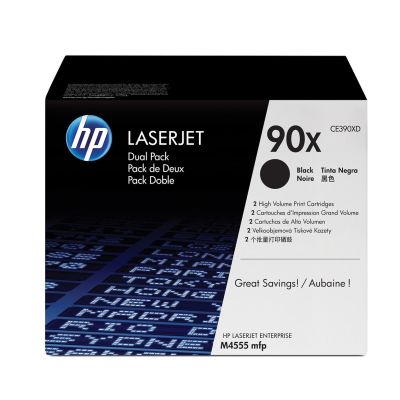 73. HP Toner (CE390XD) No. 90X HP90X Twin Pack HP 90X Cartridge (CE390XD)