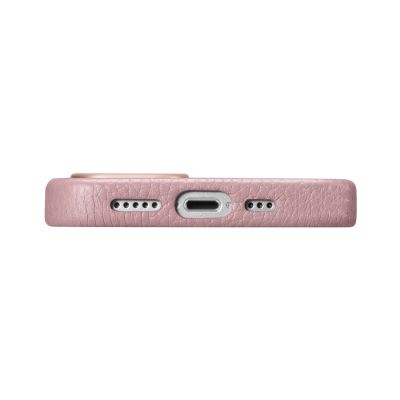 5. iCarer Litchi Premium Leather Case iPhone 14 Plus Magnetic Leather Case with MagSafe Pink (WMI14220711-PK)