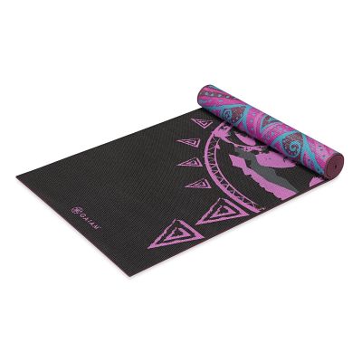 14. Gaiam "BE FREE" Double-Sided Yoga Mat 6mm 62031