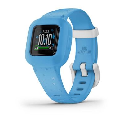 3. Garmin Vivofit Jr.3 Blue Stars Kids Sports Band