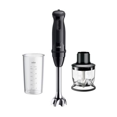 Braun MultiQuick 3 MQ30201M 0.6 l Immersion Blender 900 W Black, Satin Steel