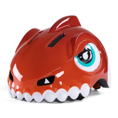 2. Wozinsky Children's Bike Helmet Dinosaur Pattern S - Red
