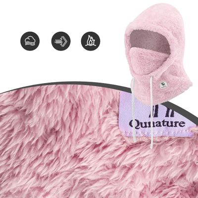 6. Qunature Arctic Velvet Ski Balaclava Size L - Pink