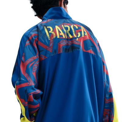 2. Nike FC Barcelona Starting Woven Jacket GX FZ1281-431