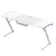 2. Huzaro Hero 4.8 White RGB Gaming Desk