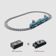 2. Passenger train USB train set 623 pieces