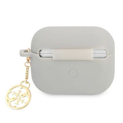2. Guess GUAPLSC4EG AirPods Pro cover grey/grey Silicone Charm 4G Collection