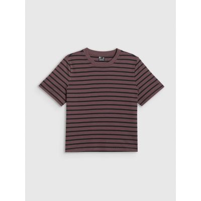 7. Women's regular plain T-shirt 4F 4FRAW25TTSHF3625-82S