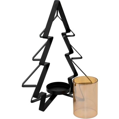 21. METAL CANDLESTICK 31.5 CM CHRISTMAS TREE MICA
