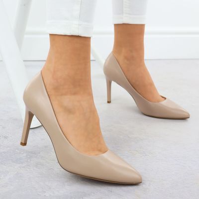 3. Beige high heel pumps Sergio Leone 1339