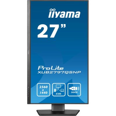 3. iiyama ProLite XUB2797QSNP-B1 monitor 27" 2560 x 1440 px Wide Quad HD LED Black