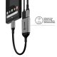 5. Alogic Adapter USB-C -> 2x USB-C St/2xBu 10cm Space gray