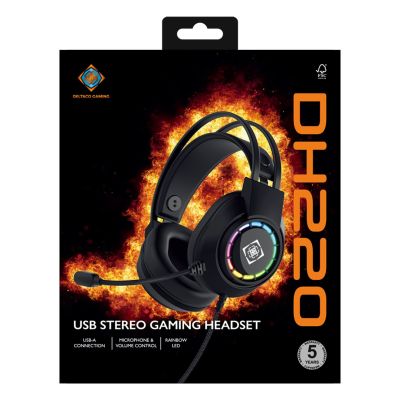 12. Deltaco Gaming GAM-168 Headphones/Headset Wired Headband USB Type-A Black