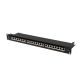 6. LANBERG PATCH PANEL 19" 24 PORT 1U CAT.7 FTP BLACK PPS7-1024-B