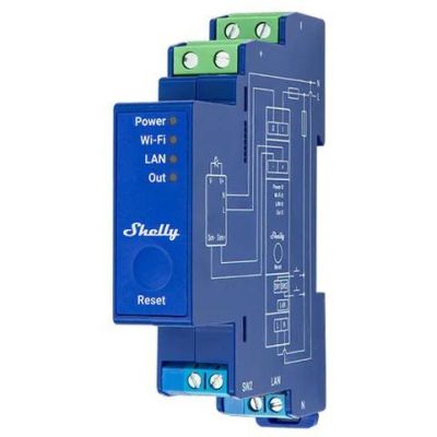 4. Shelly SHELLY_PRO_DIMMER_0/1-10V_PM Dimmer Built-in Light Dimmer Blue