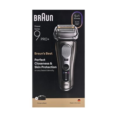 8. Braun Series 9 Pro+ 9615S Foil Shaver Trimmer Black, Gray