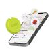 SBS Track My Circle Locator Compatible with Apple Find My - Green