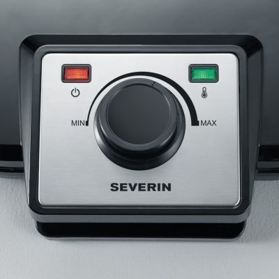 5. Severin WA 2106 waffle maker 2 waffles. 1200 W Black