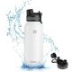 2. Rockbros 35210029005 thermal bicycle bottle for drinks 550 ml - white