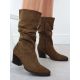 9. Brown Vinceza Suede Boots 26-58597