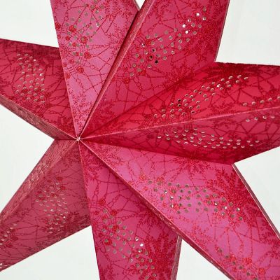 4. DECORATIVE PAPER STAR 75CM RED
