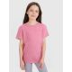 Regular plain girls' T-shirt 4F 4FJWSS25TTSHF2177-56S