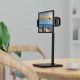9. Acefast telescopic phone and tablet holder (135-230mm wide) for the desk 360 ° black (E4 black)