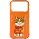 Nimmy Glasses Cool Cat Case for iPhone 17 Pro - Orange