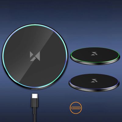 9. Wozinsky WLI-01Y 15W Qi Inductive Charger with USB-C Cable - Black