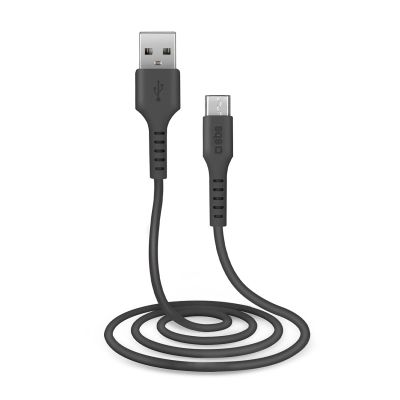 2. SBS LTHL200 USB-A - Micro-USB Cable 1m - Black