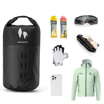 4. Rockbros AS-156 7l Fork Bag Waterproof Pannier - Black