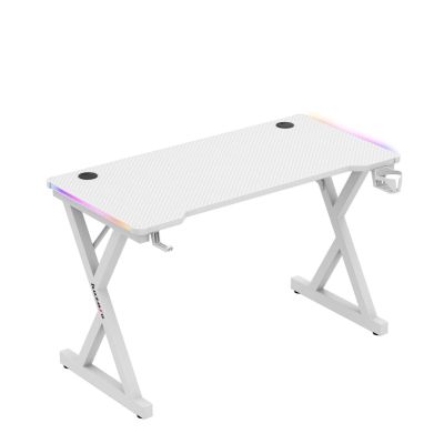 5. Huzaro Hero 2.3 RGB White Desk