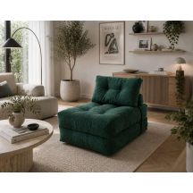 WOBA Pouf Mattress in Bottle Green
